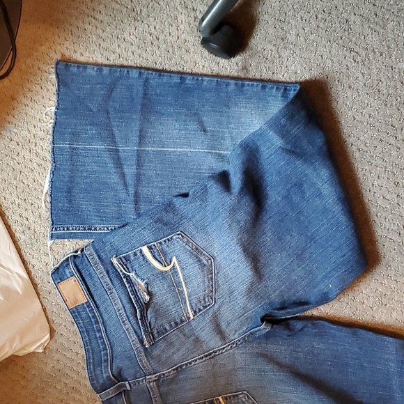 American Eagle Outfitters brand HIPSTER stretch jeans. Worn ONCE sz 14 - Picture 7 of 10